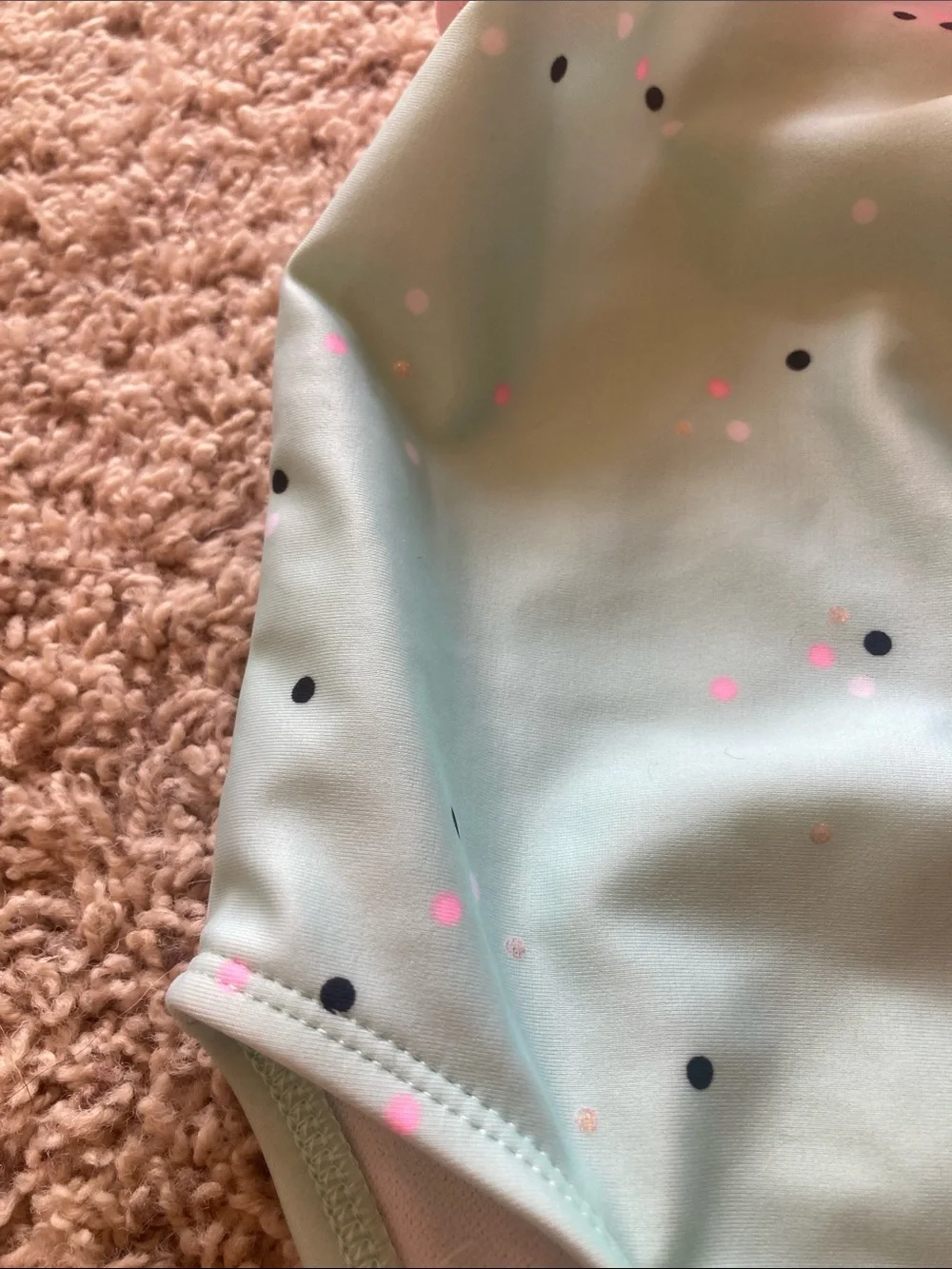 Cat & Jack Pink Ruffle Toddler One-Piece Swimsuit | Girls' UPF 50+ Bathing Suit